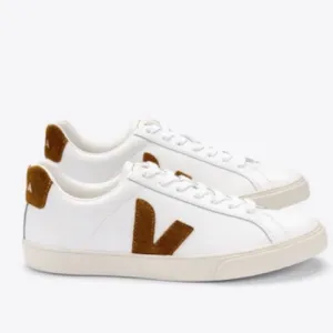 Veja Urca Bicolor White/Camel Low-Top Sneakers