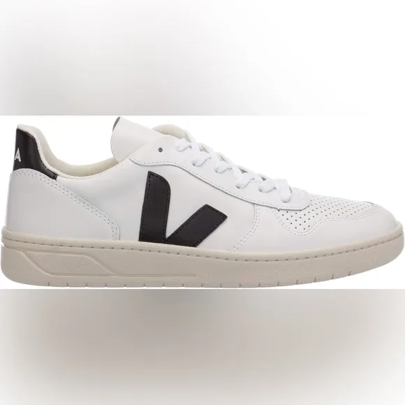 VEJA V10 Leather Platform Sneakers