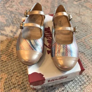 Venettini rose gold flats size 29 girls