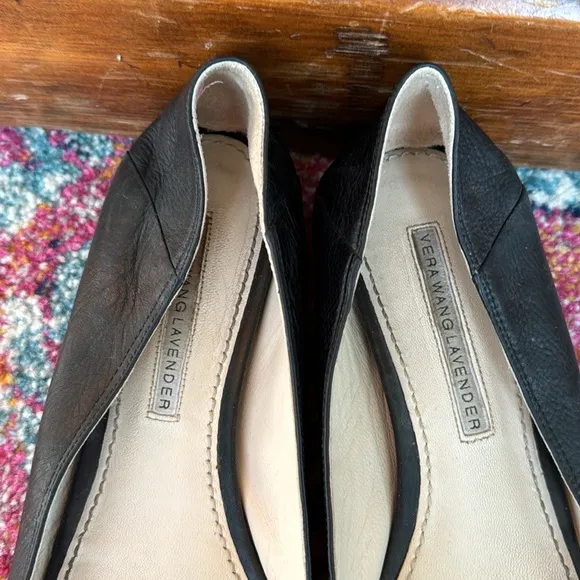 Vera Wang Lavender label Ballet Flats with Gemstones, Sz 8.5