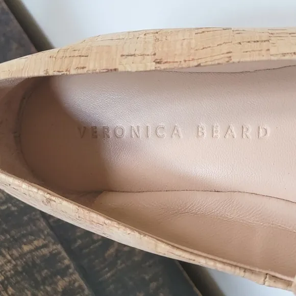 Veronica Beard Griffin Flats Natural Cork 6