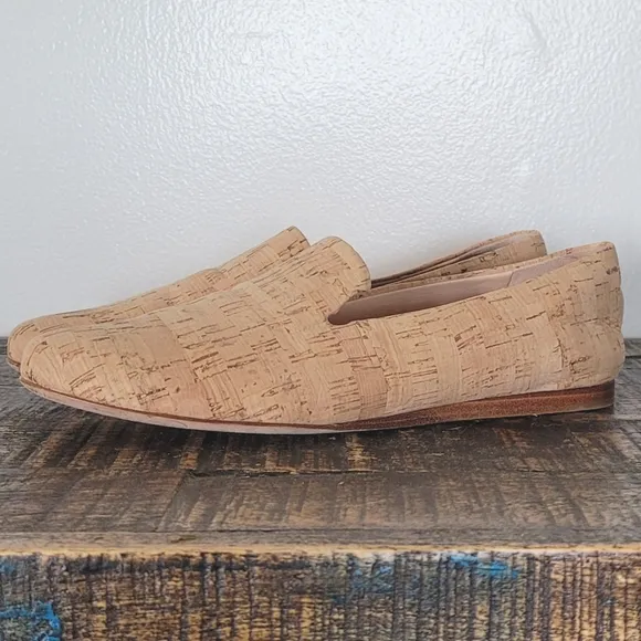 Veronica Beard Griffin Flats Natural Cork 6