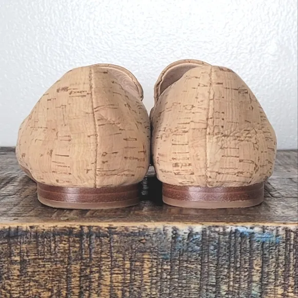 Veronica Beard Griffin Flats Natural Cork 6