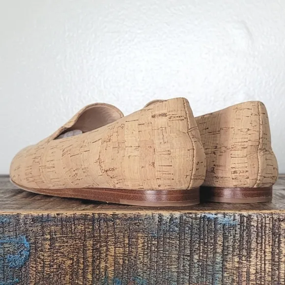 Veronica Beard Griffin Flats Natural Cork 6