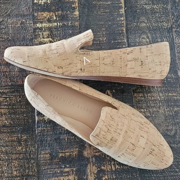 Veronica Beard Griffin Flats Natural Cork 6