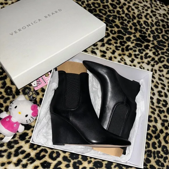 veronica beard iluska chelsea black boots