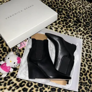 veronica beard iluska chelsea black boots