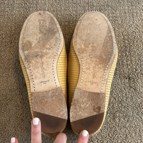 Veronica Beard Raffia Penny Loafers size 8 with Box
