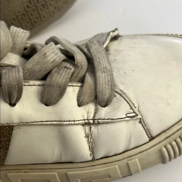 Versace #48753 Greca Low Top Sneakers Size 44 (10.5)