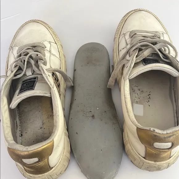 Versace #48753 Greca Low Top Sneakers Size 44 (10.5)