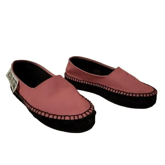 Versace Jeans Couture Espadrilles Flats Pink 35 Black 5