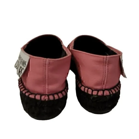 Versace Jeans Couture Espadrilles Flats Pink 35 Black 5
