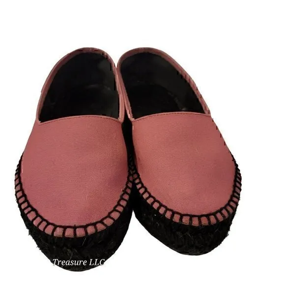 Versace Jeans Couture Espadrilles Flats Pink 35 Black 5