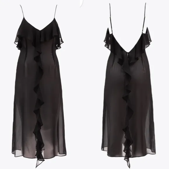 Vespertine London Brennan The Ruffle Slip Dress size UK6