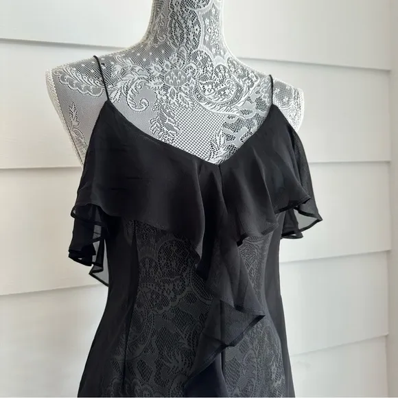 Vespertine London Brennan The Ruffle Slip Dress size UK6