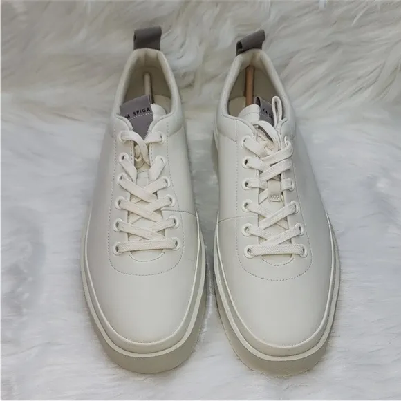 Via Spiga Mae Milk platform sneakers
