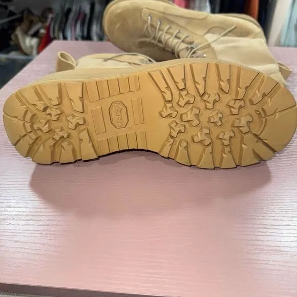 VIBRAM Army Military Combat TAN Flight Desert Boots SIZE 9 Men's