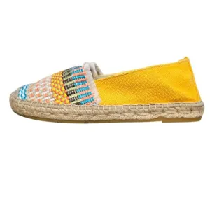 Vidorreta Made in Spain Women's Espadrilles Yellow Canvas EU 37 / US 6.5