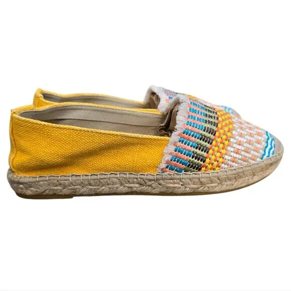 Vidorreta Made in Spain Women's Espadrilles Yellow Canvas EU 37 / US 6.5