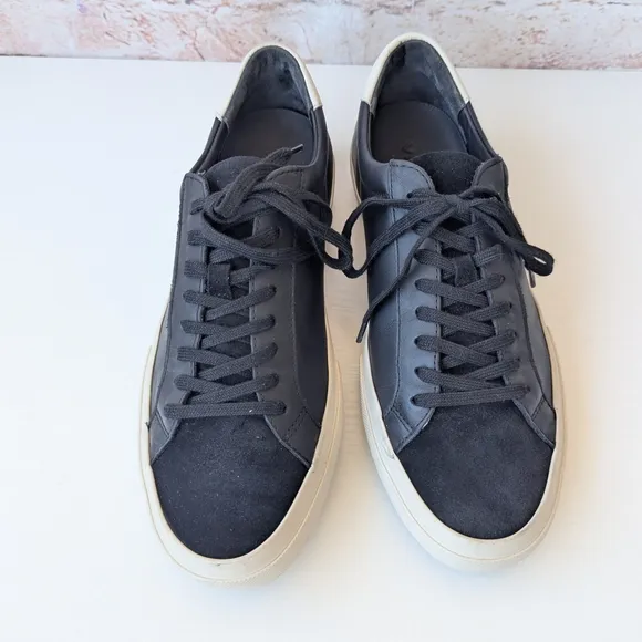 Vince Black and Cream Sneakers