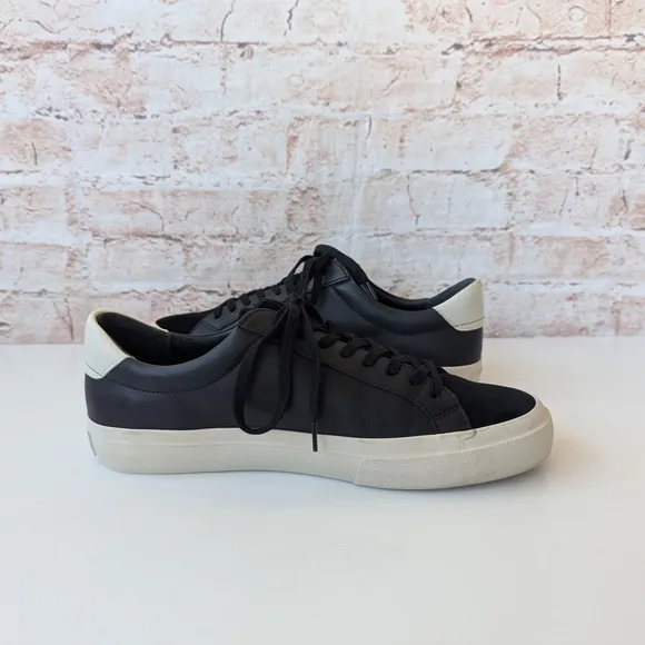 Vince Black and Cream Sneakers