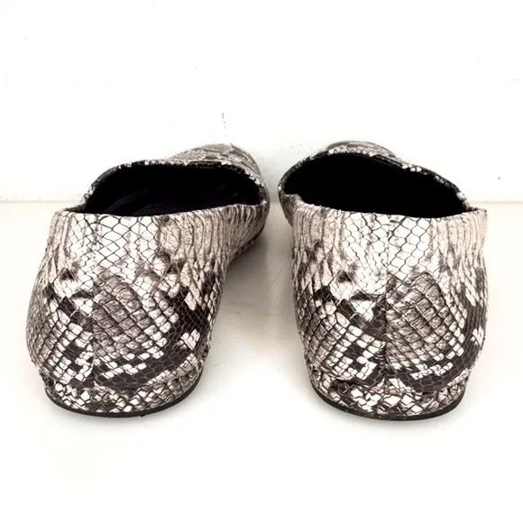 Vince Bogart Ballet Flats Python Snake Print Women’s Size 6