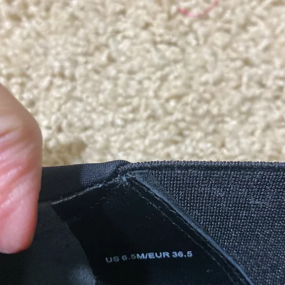 Vince brand Warren slip on NEW black platform sneakers size 6.5