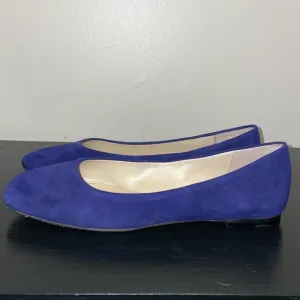Vince Camuto BICANNA Blue Suede Women’s Flats Size 8.5. Square toe. Ballet flats