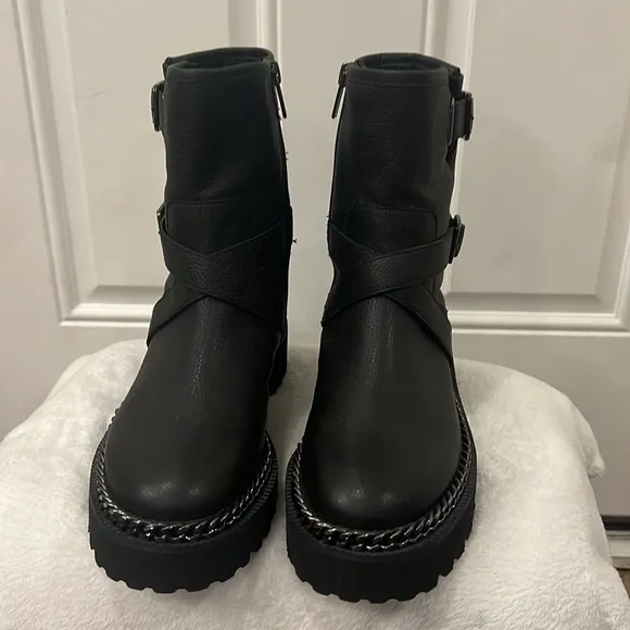 Vince Camuto combat boots