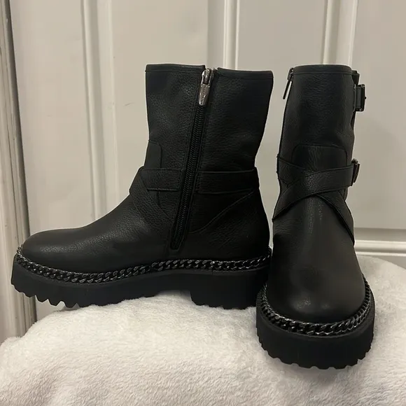 Vince Camuto combat boots