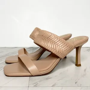 Vince Camuto Emoelee Dark Buff Heeled Sandal 9 1/2 M