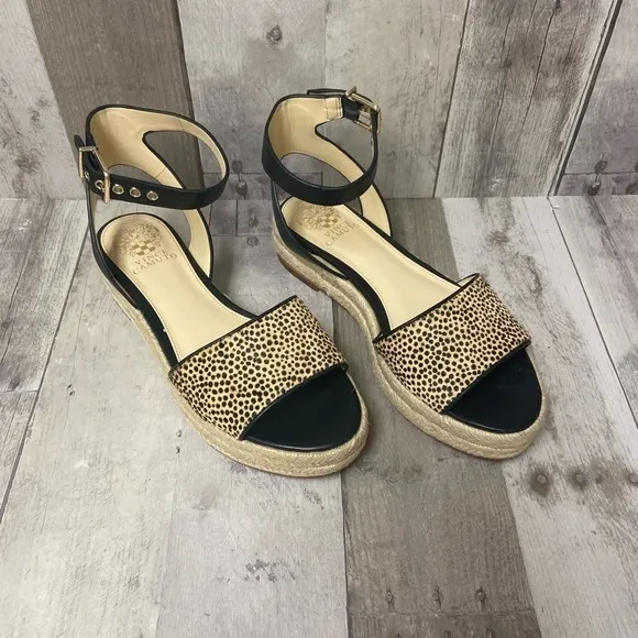 Vince Camuto Kathalia Ankle Strap Sandals Size 8.5