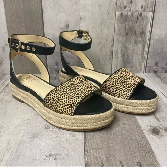 Vince Camuto Kathalia Ankle Strap Sandals Size 8.5