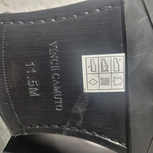 Vince Camuto Laken Men's Size 11.5M US Black Leather Chelsea Boots