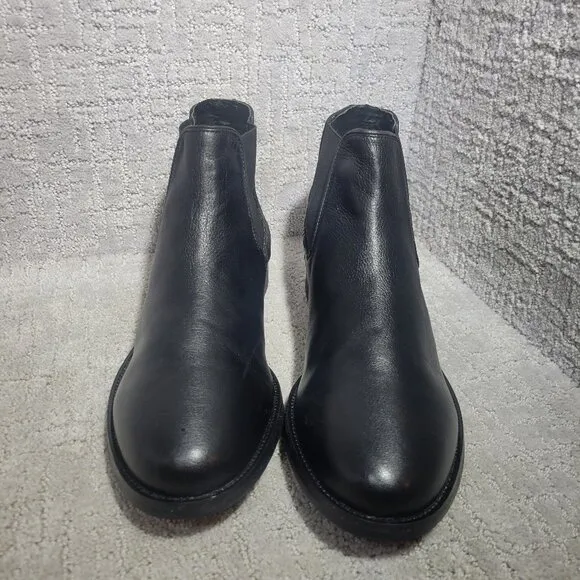 Vince Camuto Laken Men's Size 11.5M US Black Leather Chelsea Boots