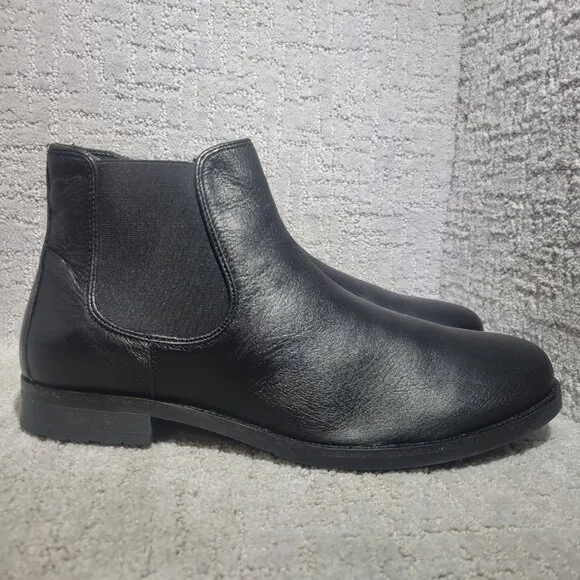 Vince Camuto Laken Men's Size 11.5M US Black Leather Chelsea Boots