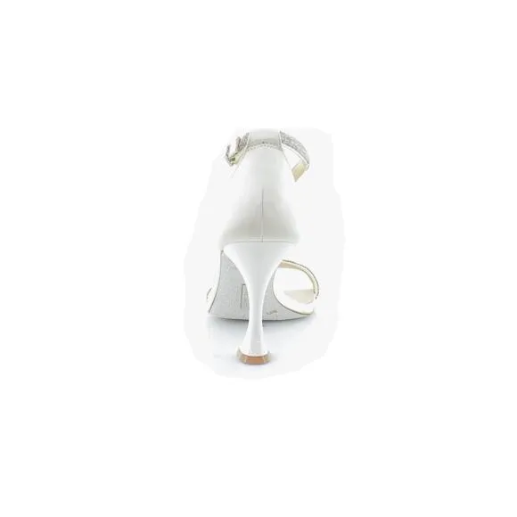 Vince Camuto Women's Sorthand T-Strap Embellished Sandals White Size 8