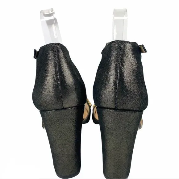 Vince Camuto Serafine Jeweled Suede T-Strap Heels