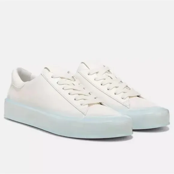 Vince Gabi Dipped Platform Sneakers - Blue Mist