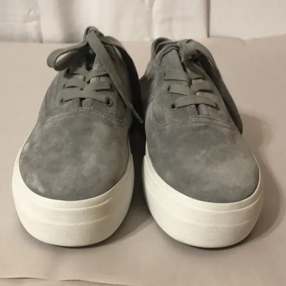 Vince Gray Suede Copley Platform Lace-up Sneakers Size 8