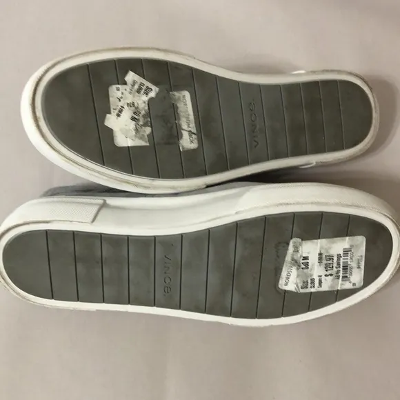 Vince Gray Suede Copley Platform Lace-up Sneakers Size 8