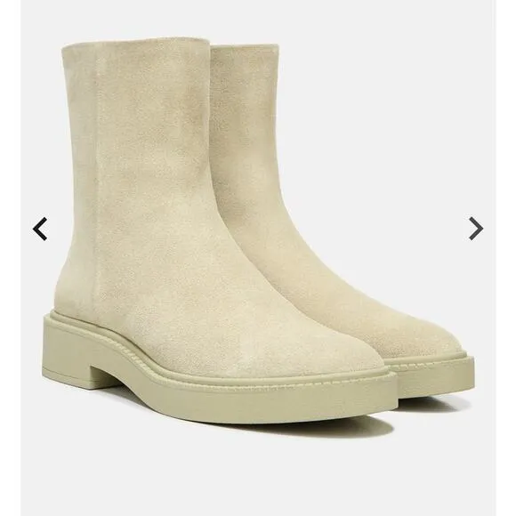 Vince Kady Suede Chelsea Low Boots - Size 6