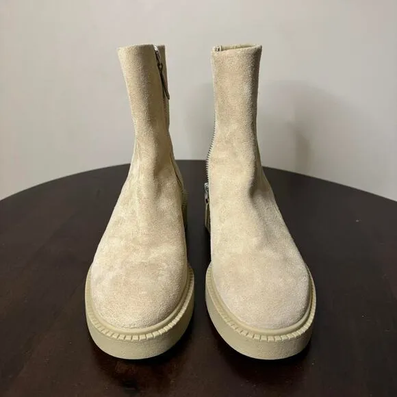 Vince Kady Suede Chelsea Low Boots - Size 6