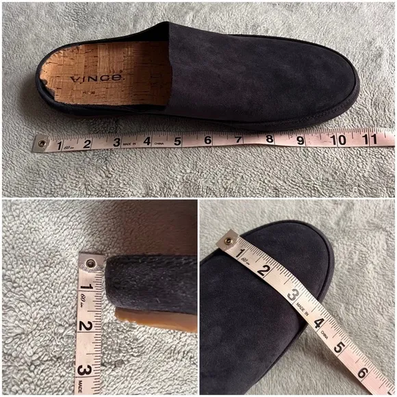Vince Men's Alonzo Suede Backless Slip-On Minimalist Sport Rubber Sole Loafer
