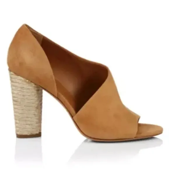 VINCE Percey Suede Espadrille Sandals In Tan