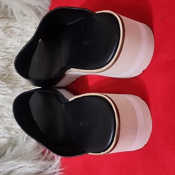 Vince Sarria Black Slide Sandals for Women