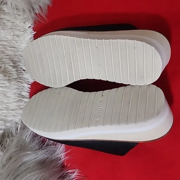 Vince Sarria Black Slide Sandals for Women