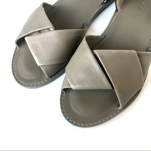 VINCE snake print flats