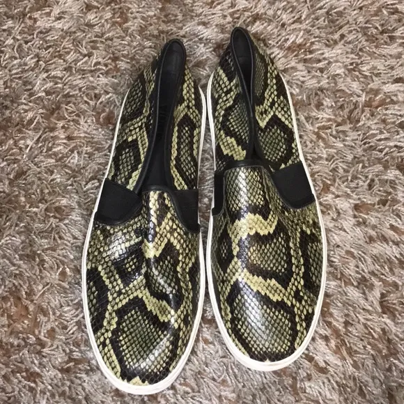 Vince snake skin sneakers