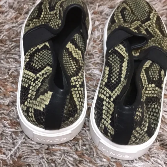 Vince snake skin sneakers